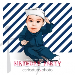 Regalos de la caricatura, Caricaturista para celebraciones | Bienvenido Bebé | Caricaturas Personalizadas online | Fiestas Infantiles para Niños