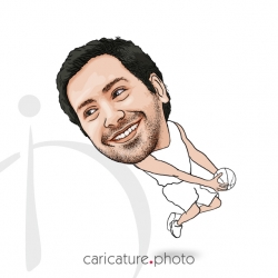 Sports Caricatures, Hobbies Caricatures from Photos | NBA Player | Caricature Your Photo | Online Caricatures | Personalized Caricature