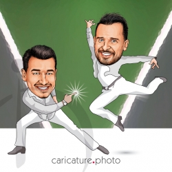 Corporate Caricatures, Business Gift Caricatures | So You Think You Can Dance | Caricature Photo | Online Caricatures | Personalized Caricature