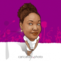 Family Caricatures, Friends Caricatures | Aunt Jemima | Caricature Your Photo | Online Caricatures | Personalized Caricature