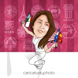 Corporate Caricatures, Business Gift Caricatures | Τourist Guide | Caricature photos | Caricatures ligne | Caricature personnalisé